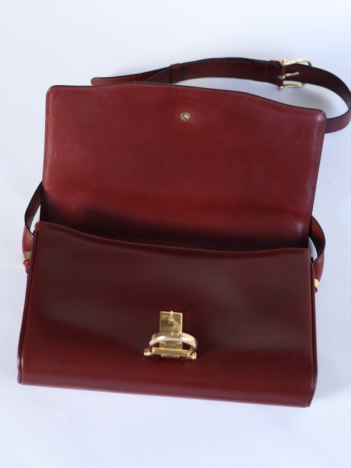 CELINE CROSSBODY BURGUNDY BAG