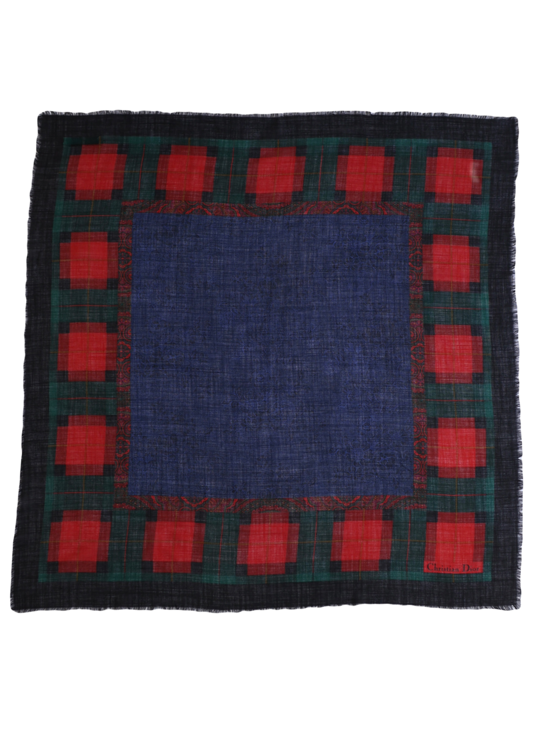 CHRISTIAN DIOR WOOL SCARF