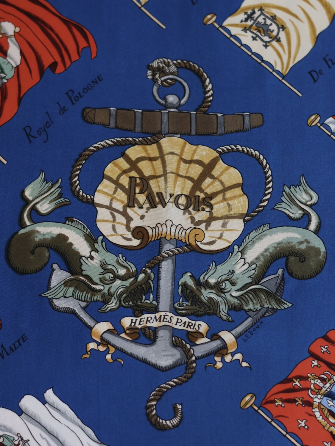 HERMÈS PAVOIS SILK SCARF