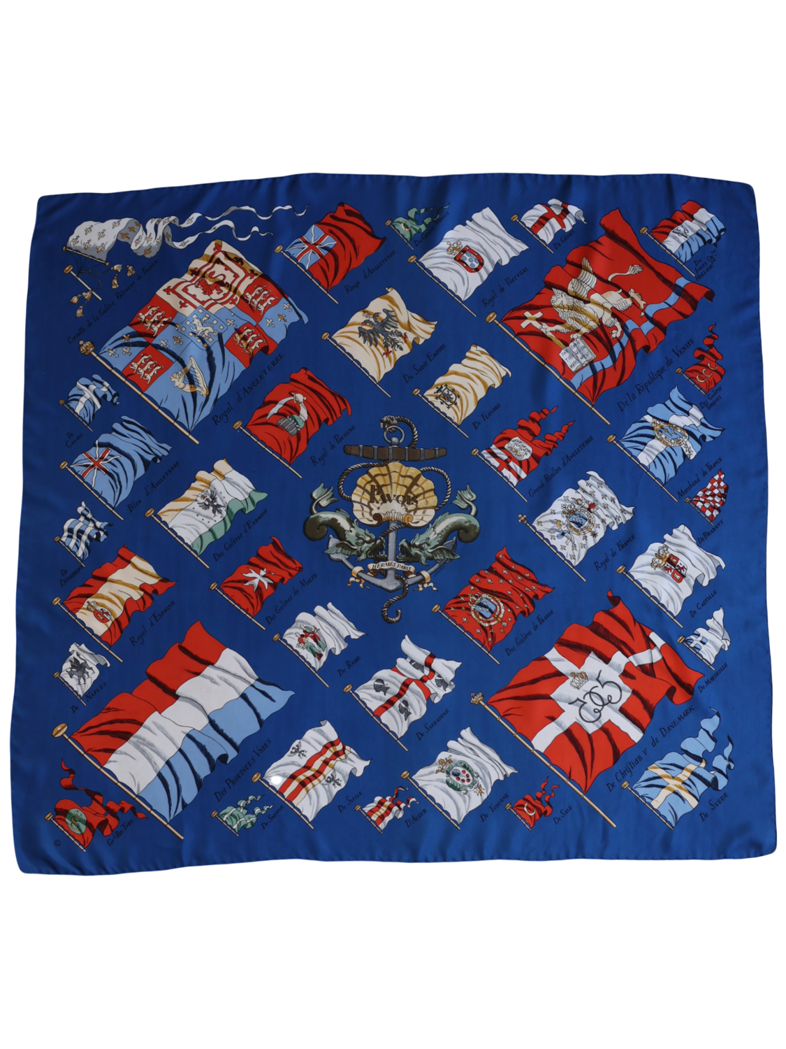 HERMÈS PAVOIS SILK SCARF