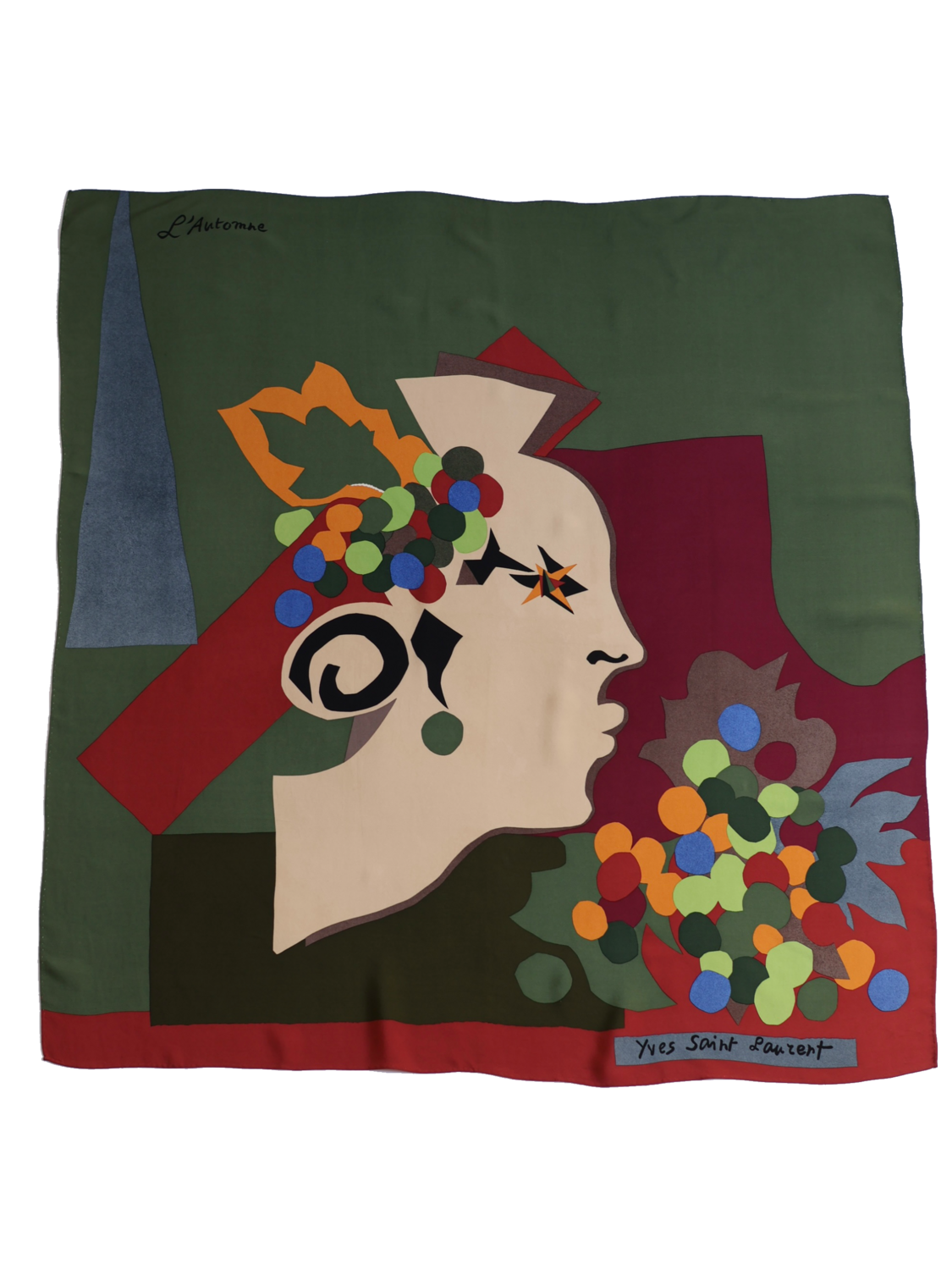 YVES SAINT LAURENT AUTUMN SCARF