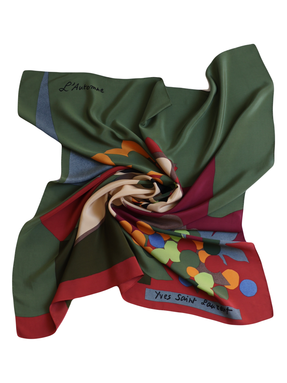 YVES SAINT LAURENT AUTUMN SCARF