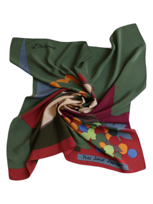 YVES SAINT LAURENT AUTUMN SCARF