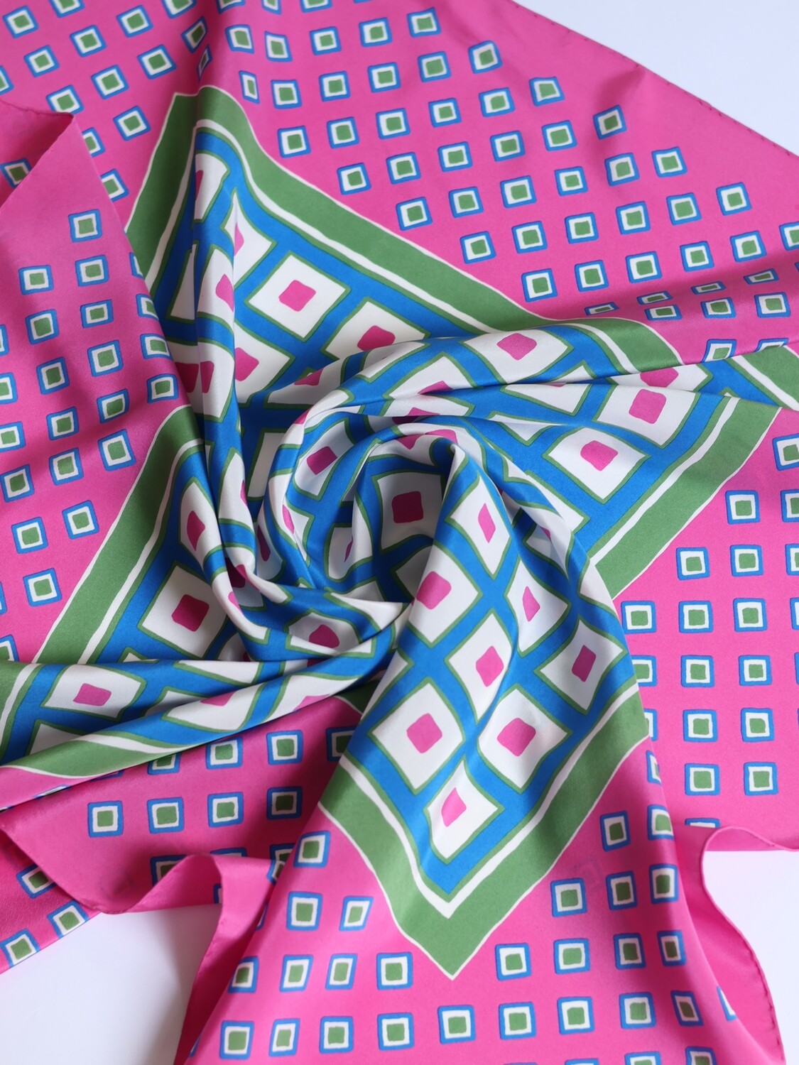 YVES SAINT LAURENT PINK SCARF