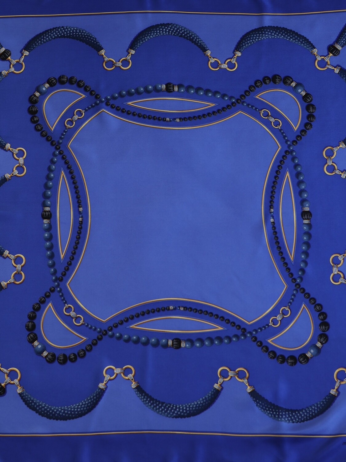CARTIER BLUE SCARF