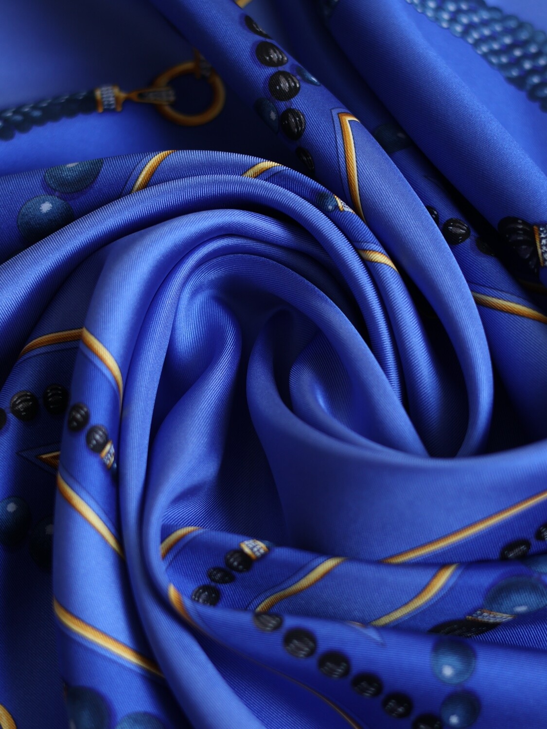 CARTIER BLUE SCARF