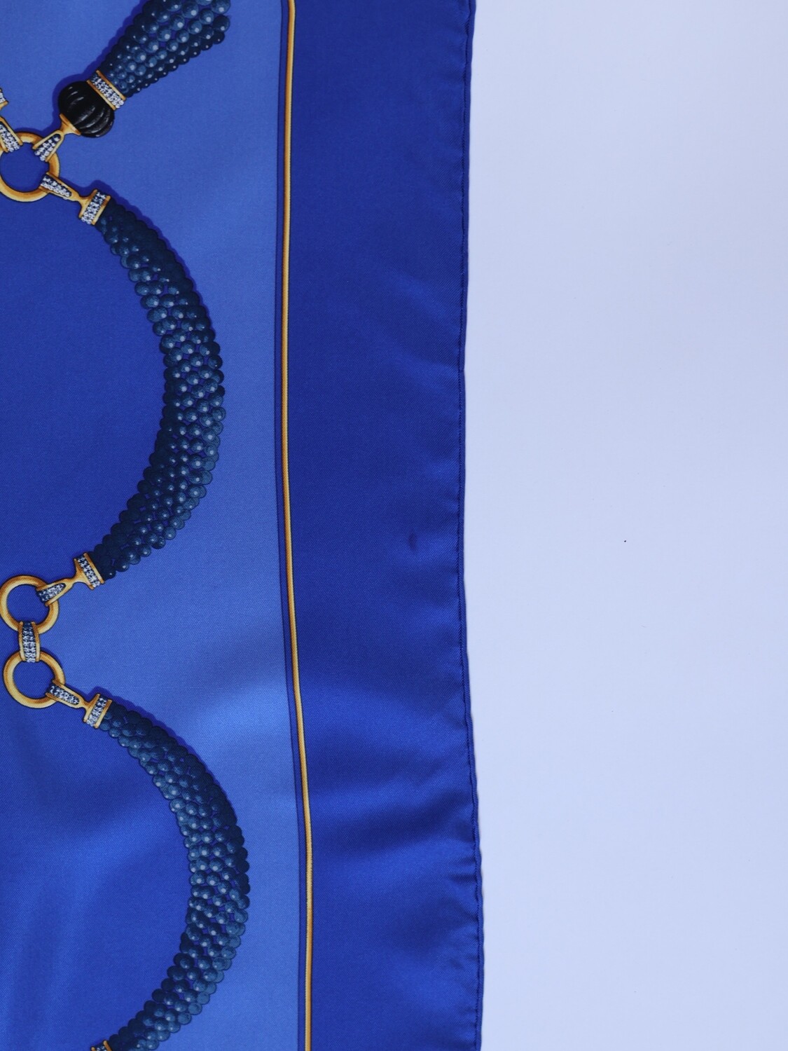 CARTIER BLUE SCARF