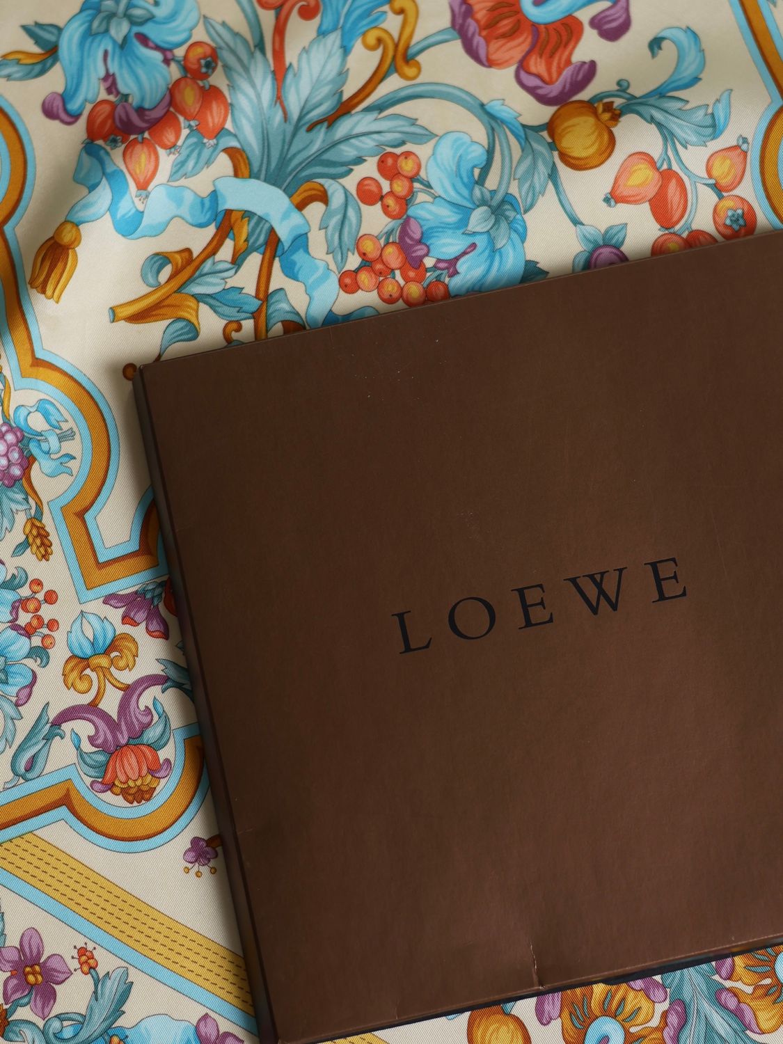 LOEWE SILK SCARF