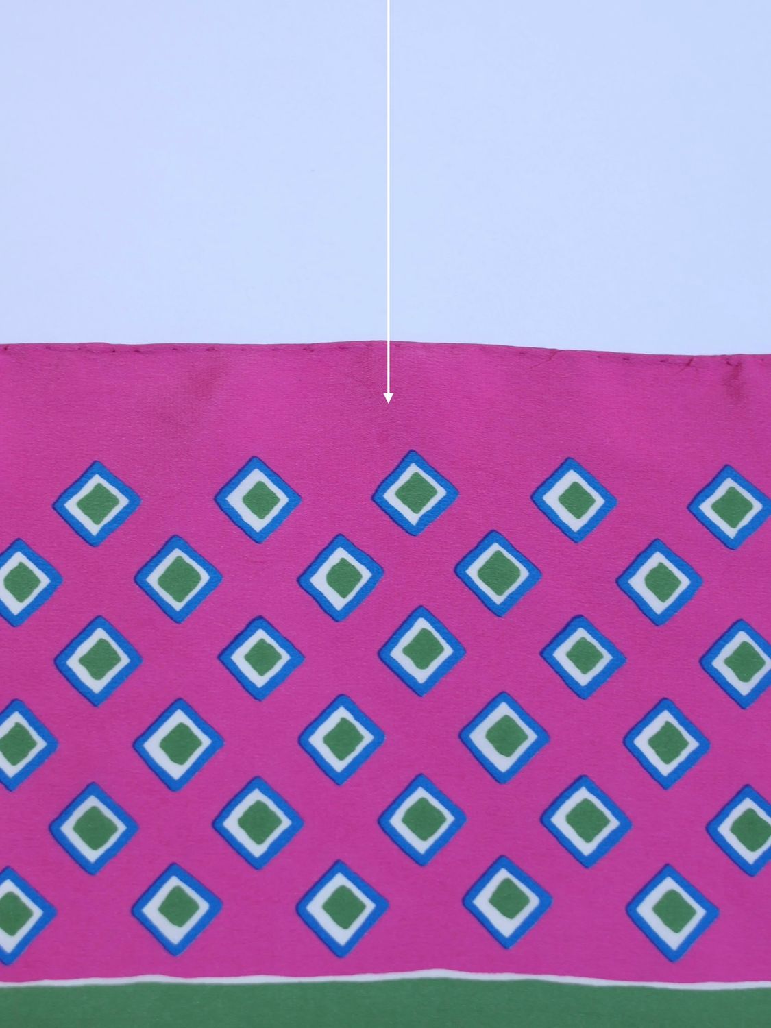 YVES SAINT LAURENT PINK SCARF