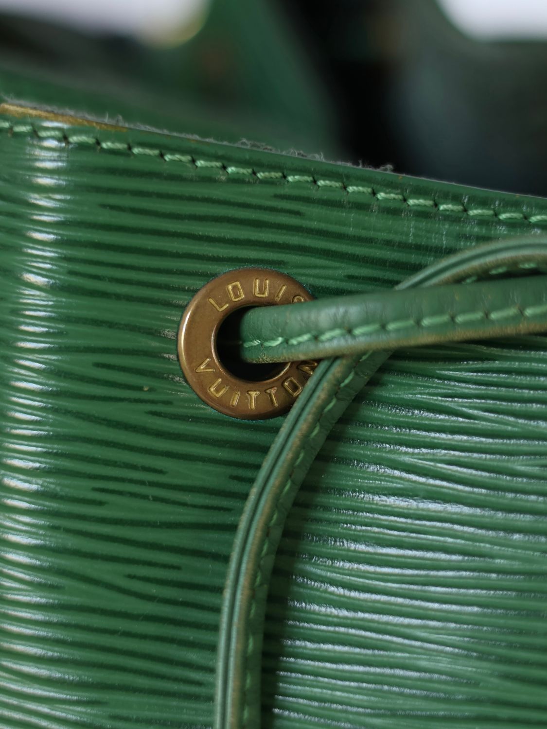 Louis Vuitton Noé Green Bag