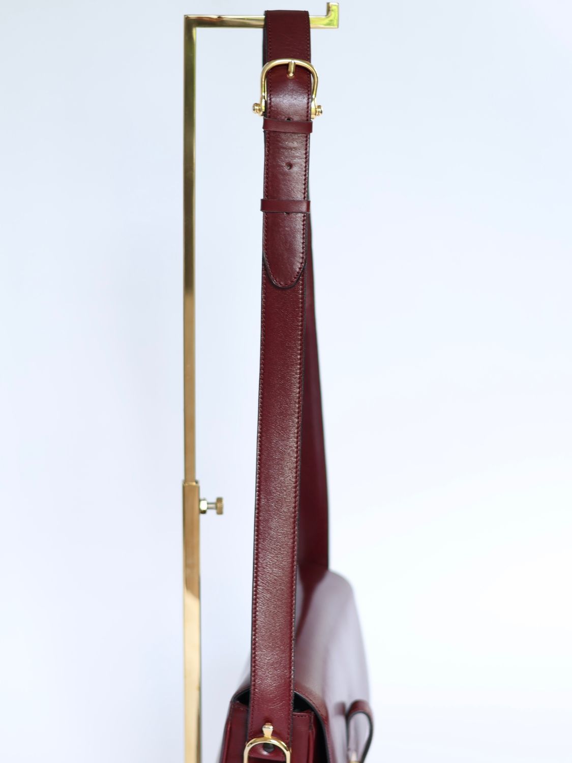 CELINE BURGUNDY BOX BAG