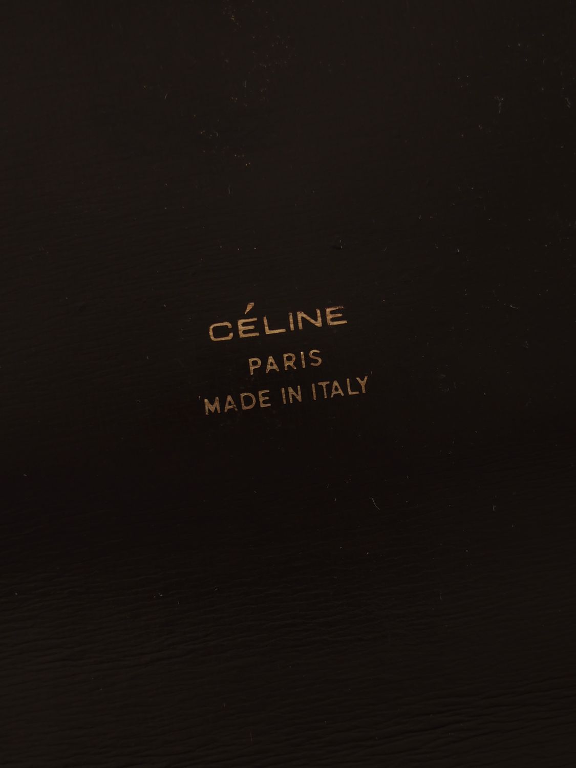 CELINE BROWN BOX SHOULDER BAG