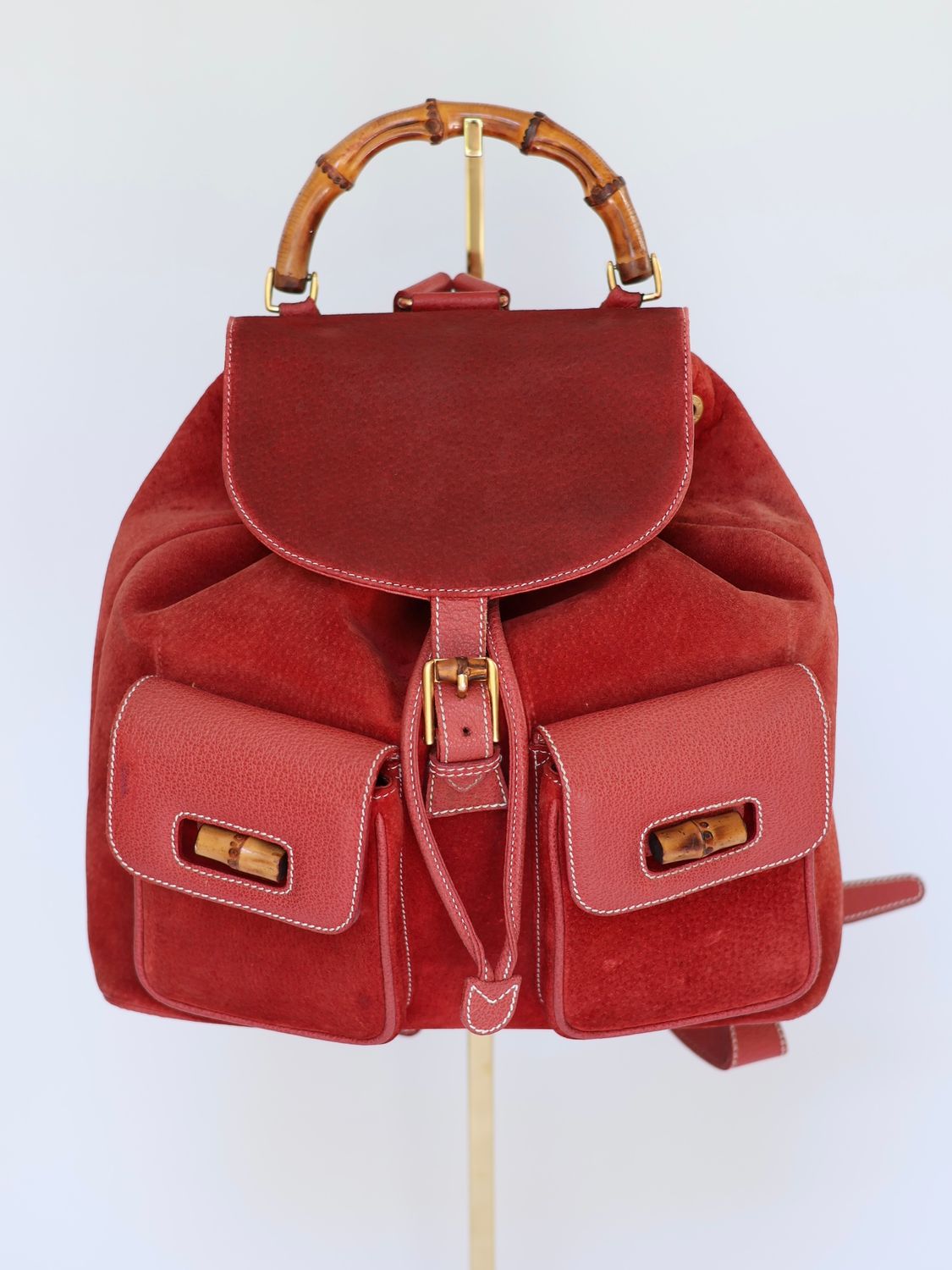 Gucci Suede Backpack