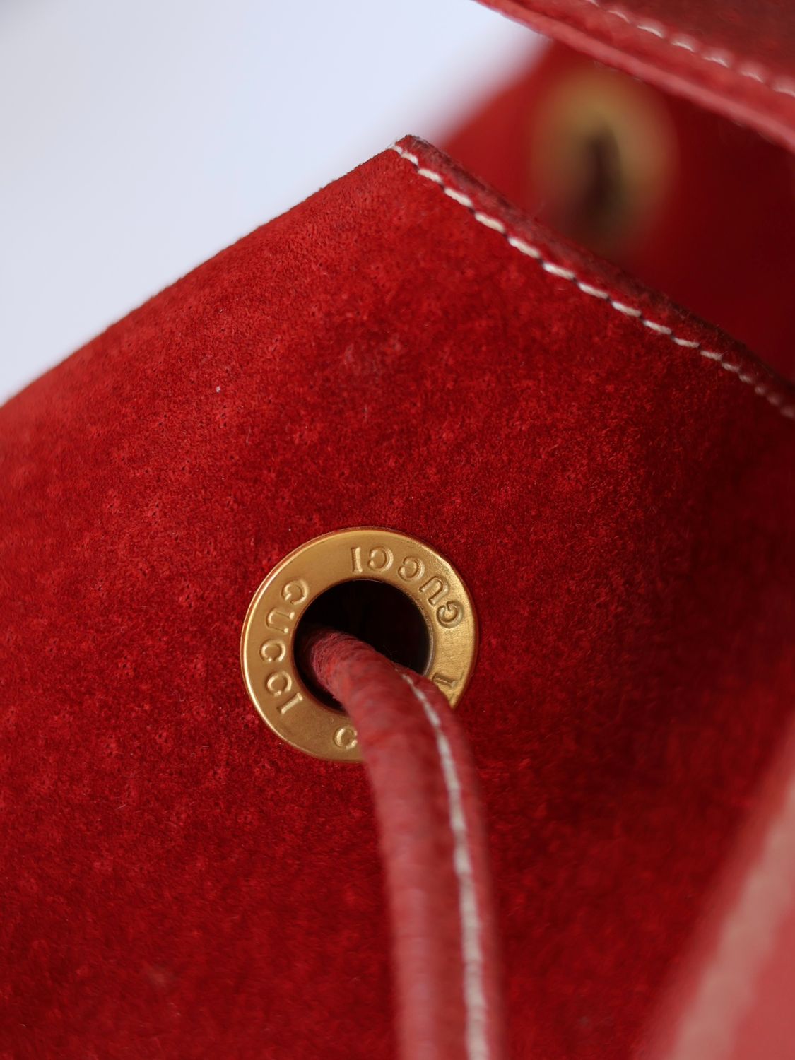 Gucci Suede Backpack