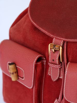 Gucci Suede Backpack