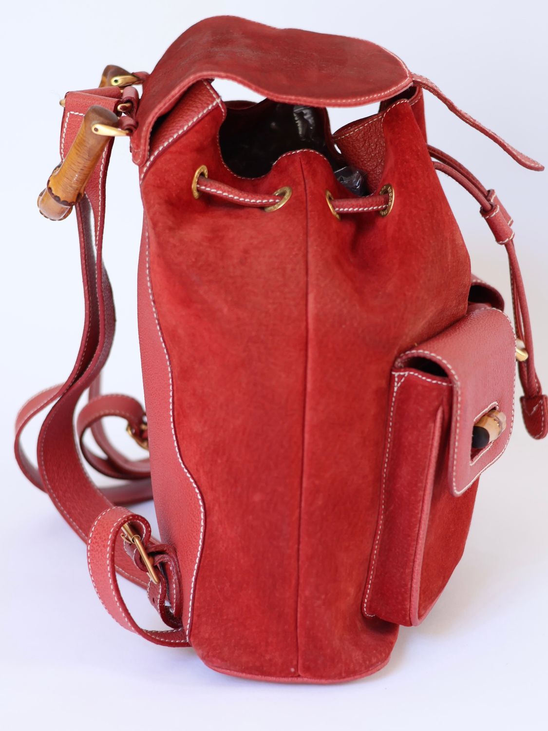 Gucci Suede Backpack