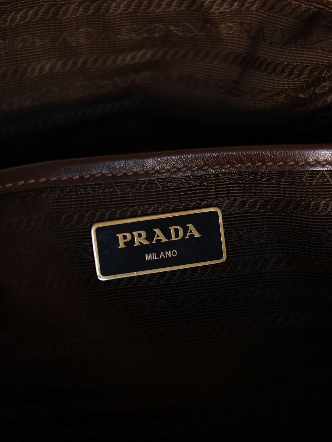 PRADA LOGO TOTE BAG