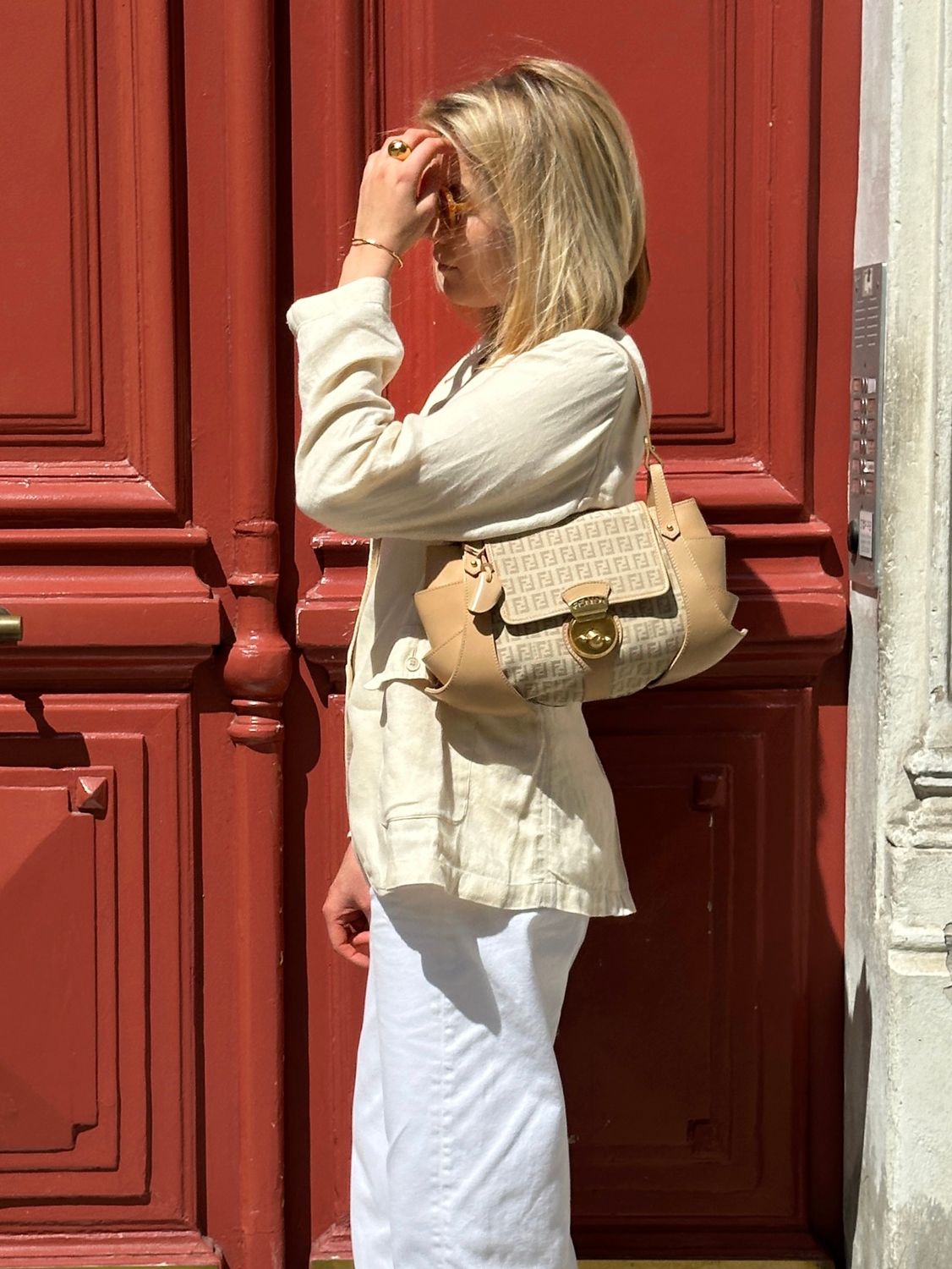 FENDI TUC BAGUETTE SHOULDER BAG