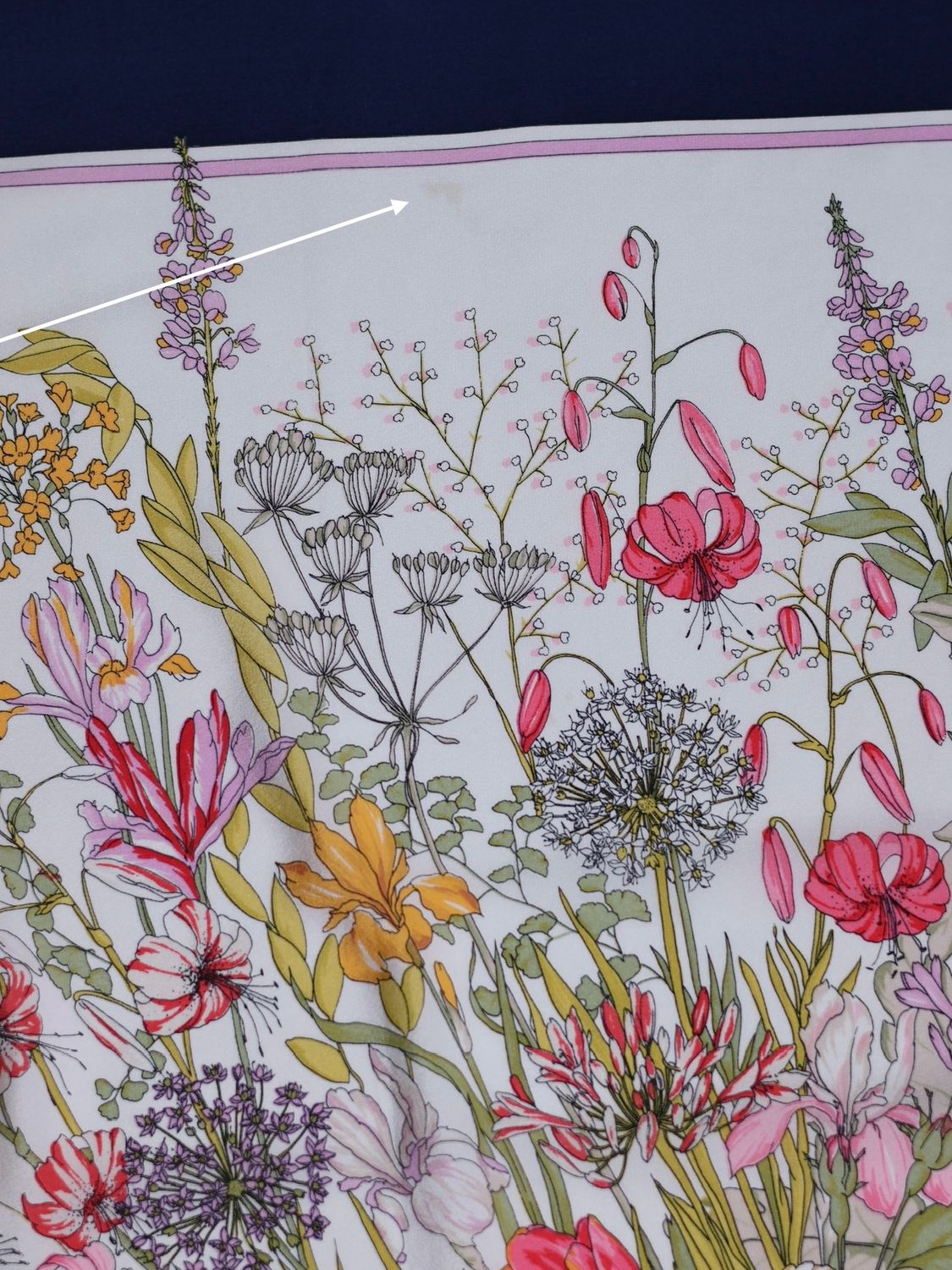 GUCCI FLORA SILK SCARF