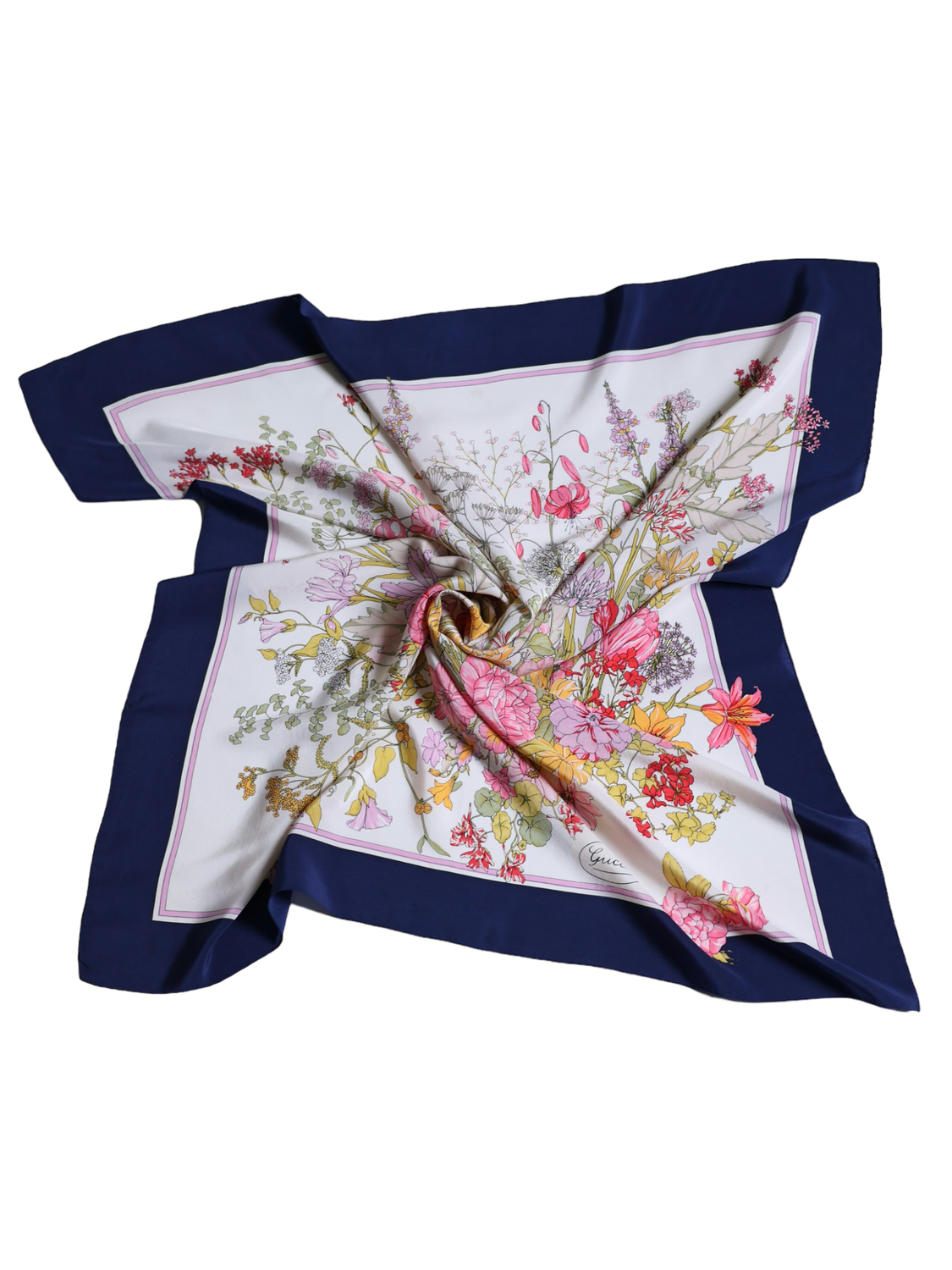 GUCCI FLORA SILK SCARF