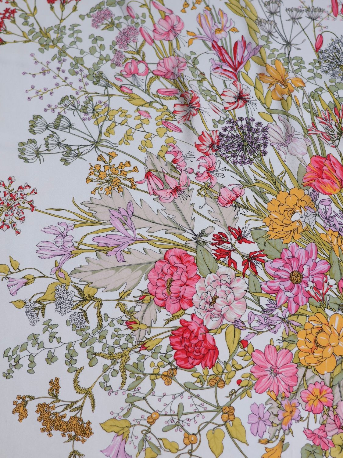 GUCCI FLORA SILK SCARF