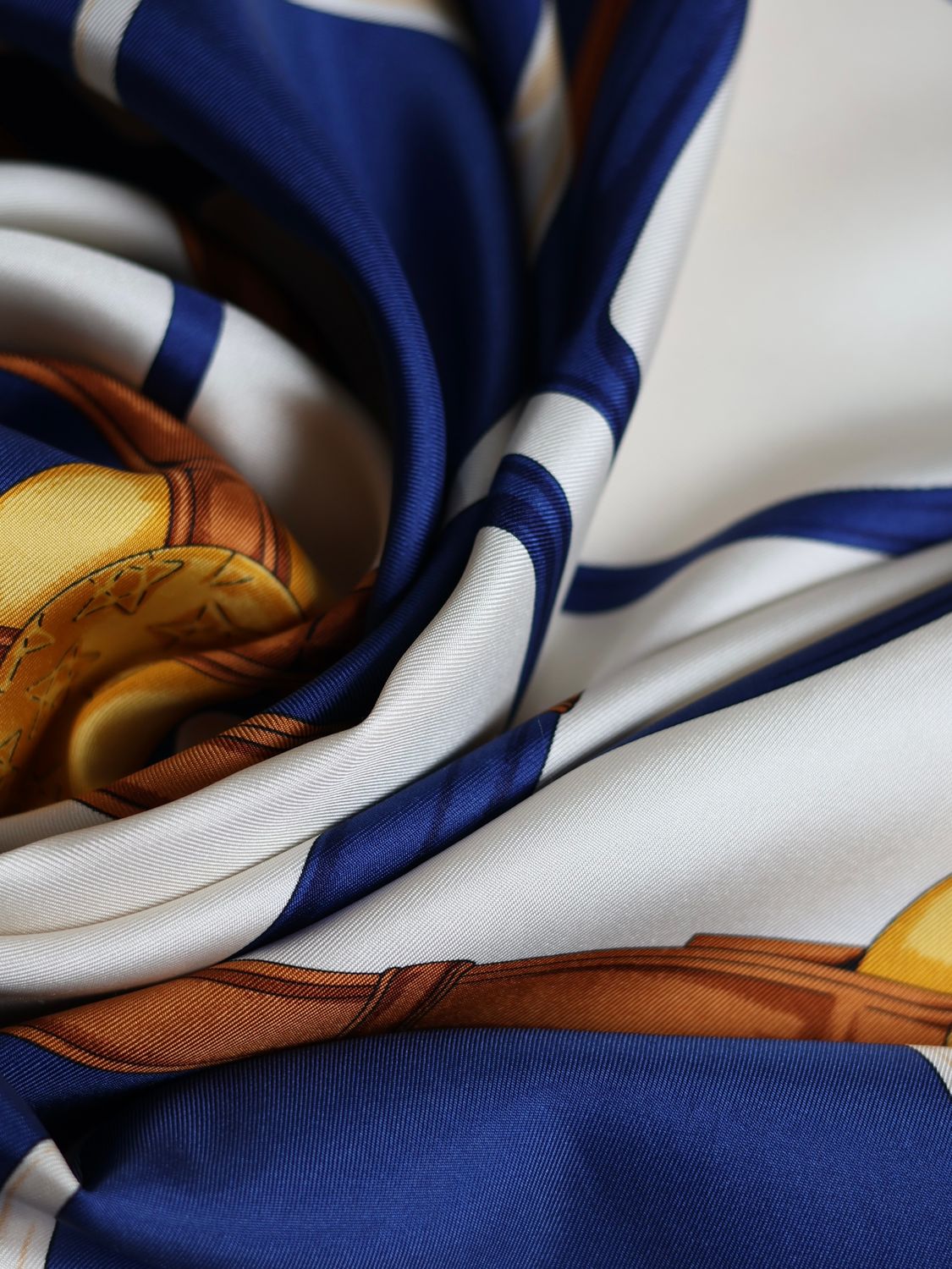 Celine Red Silk Scarf