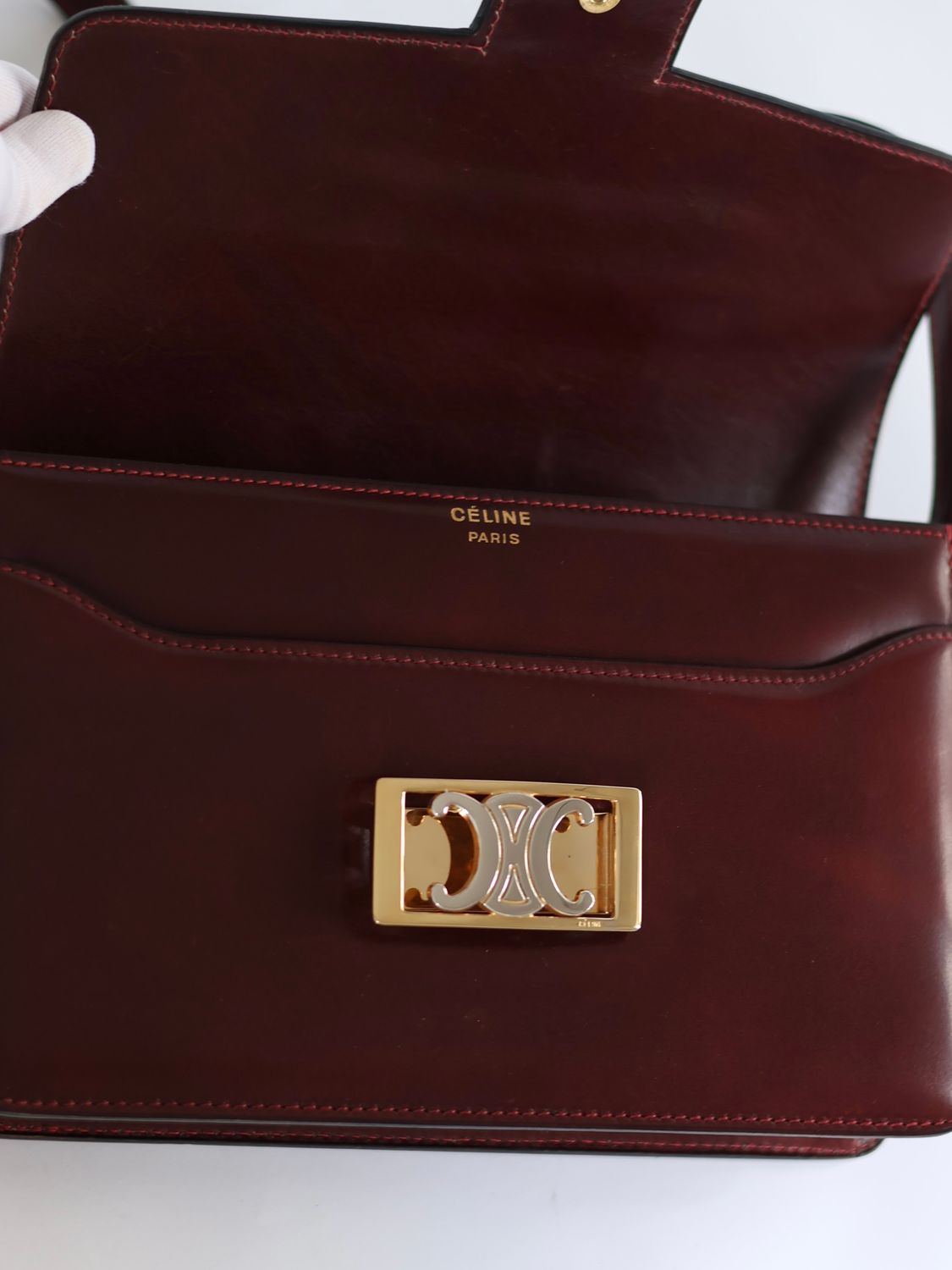 CELINE BOX SHOULDER BAG