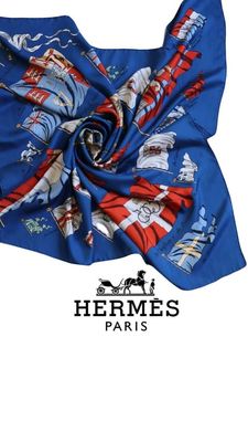 HERMÈS PAVOIS SILK SCARF