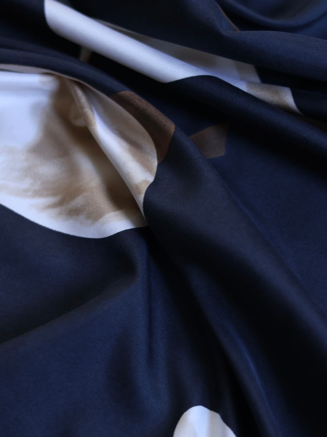 DIOR BLUE SILK SCARF