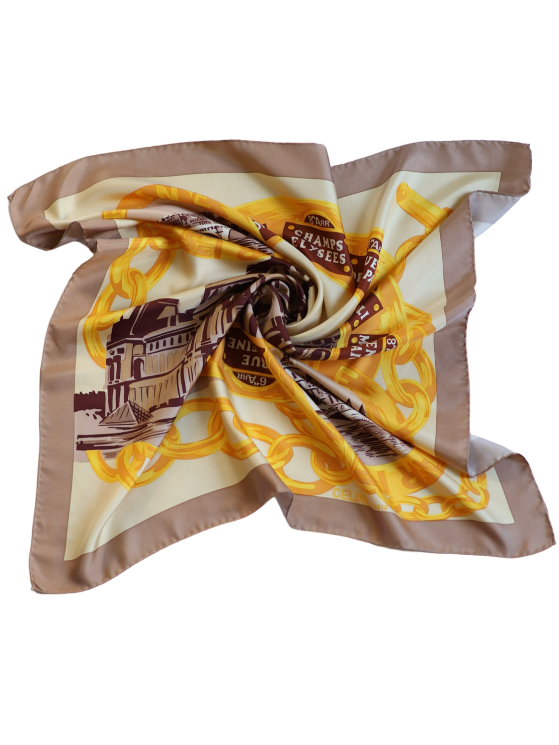 CELINE PARIS SILK SCARF