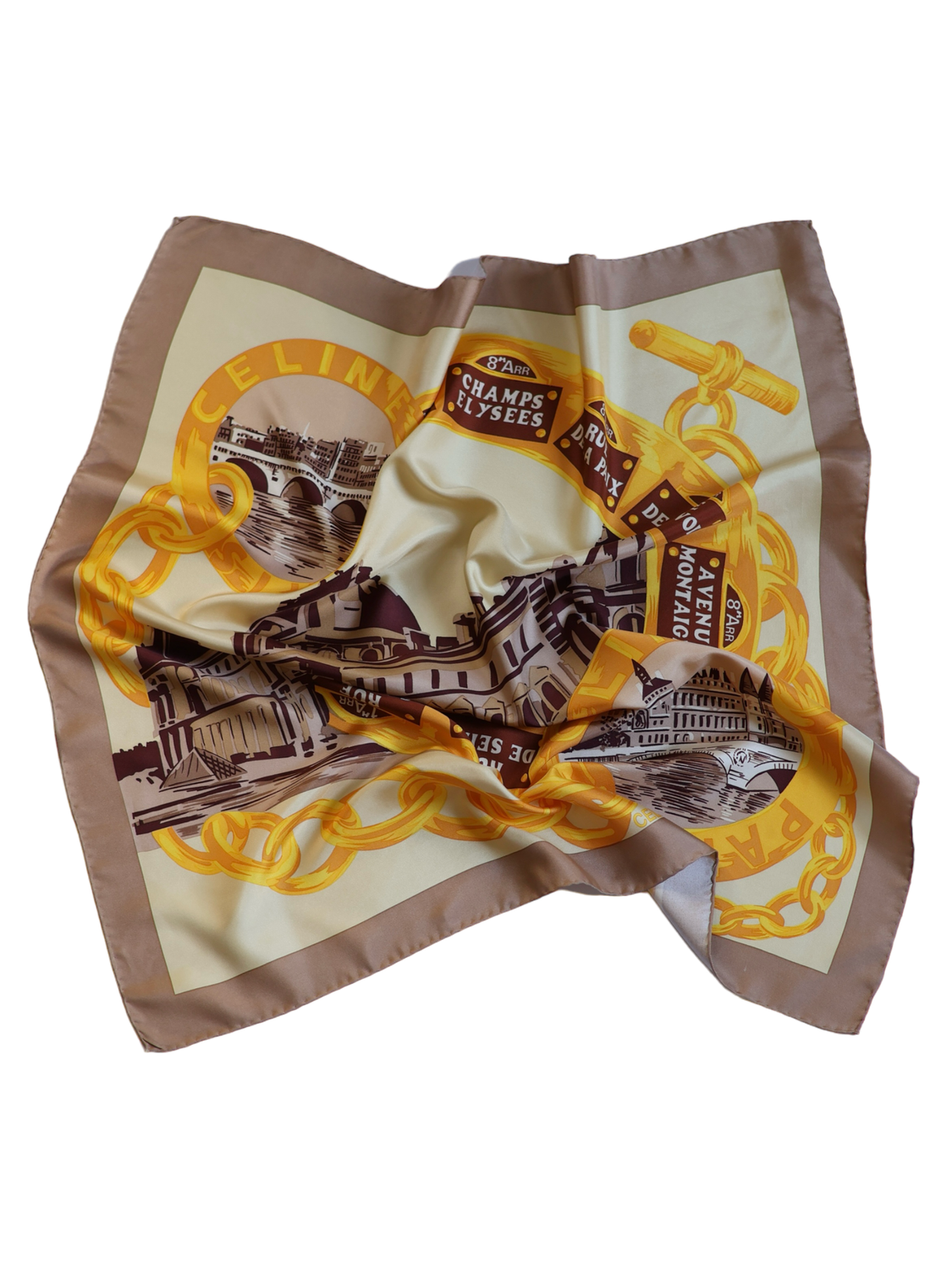 CELINE PARIS SILK SCARF