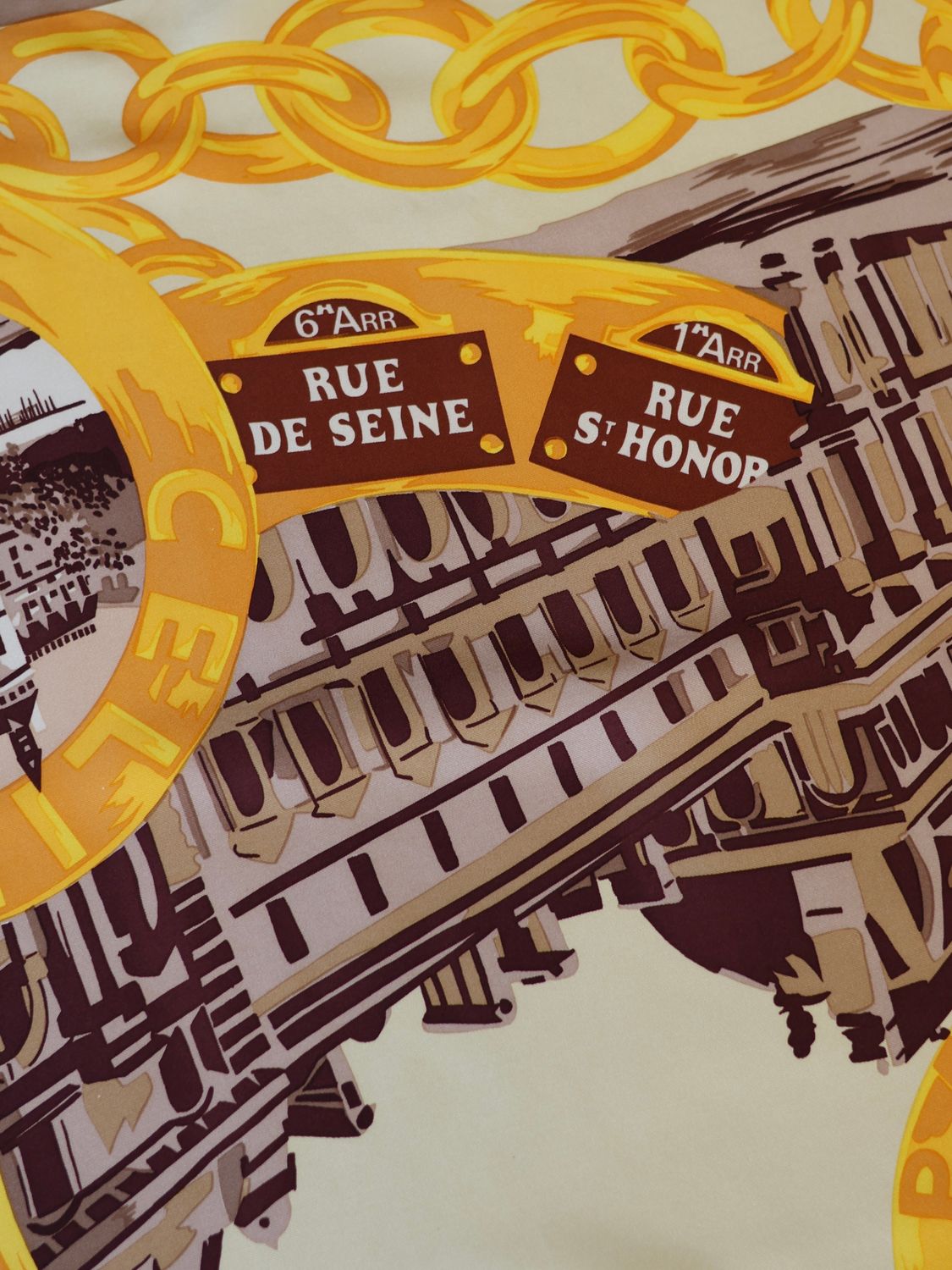 CELINE PARIS SILK SCARF