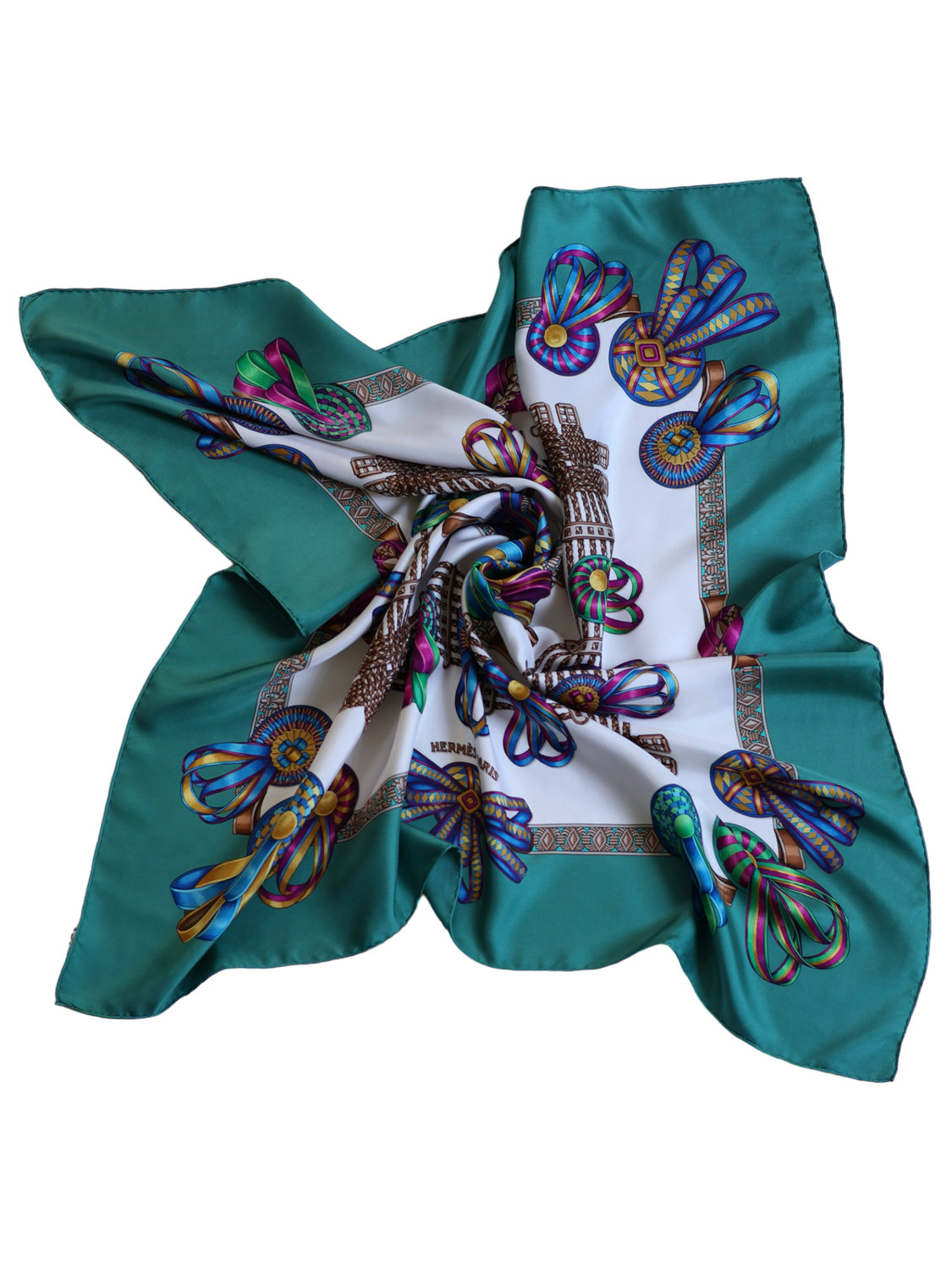 HERMÈS LES RUBANS DU CHEVAL SILK SCARF