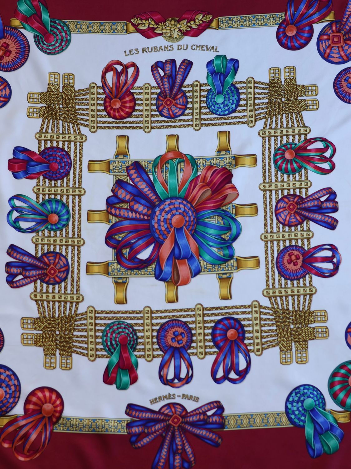 HERMÈS LES RUBANS SILK SCARF