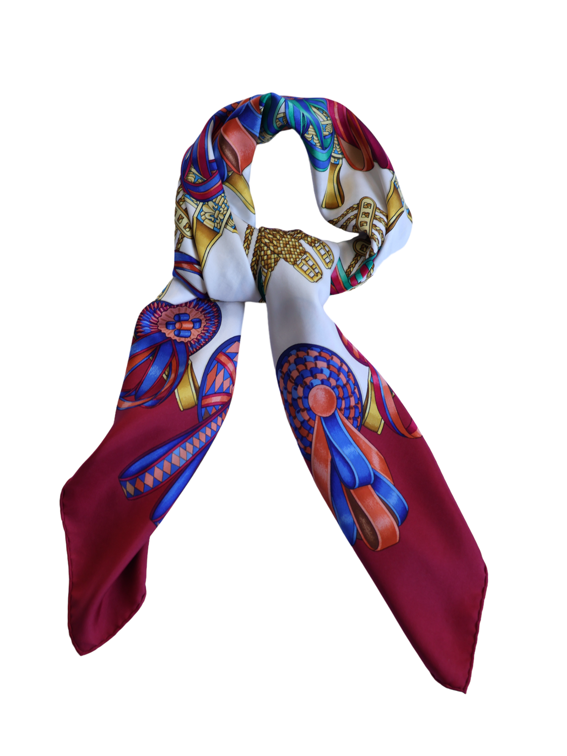 HERMÈS LES RUBANS SILK SCARF