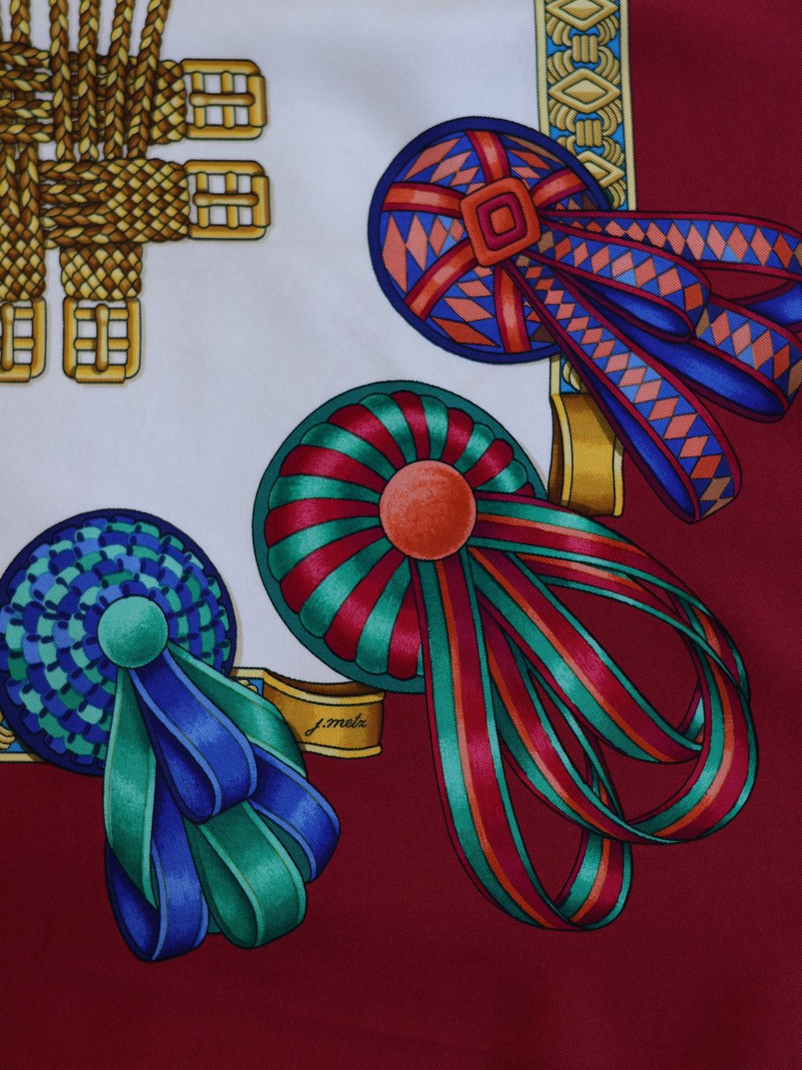 HERMÈS LES RUBANS SILK SCARF