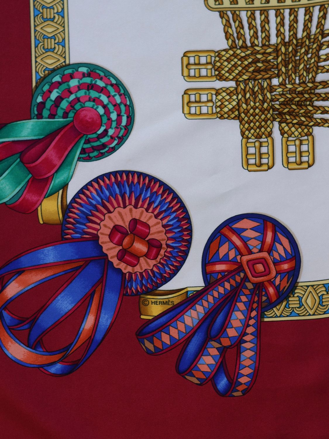 HERMÈS LES RUBANS SILK SCARF