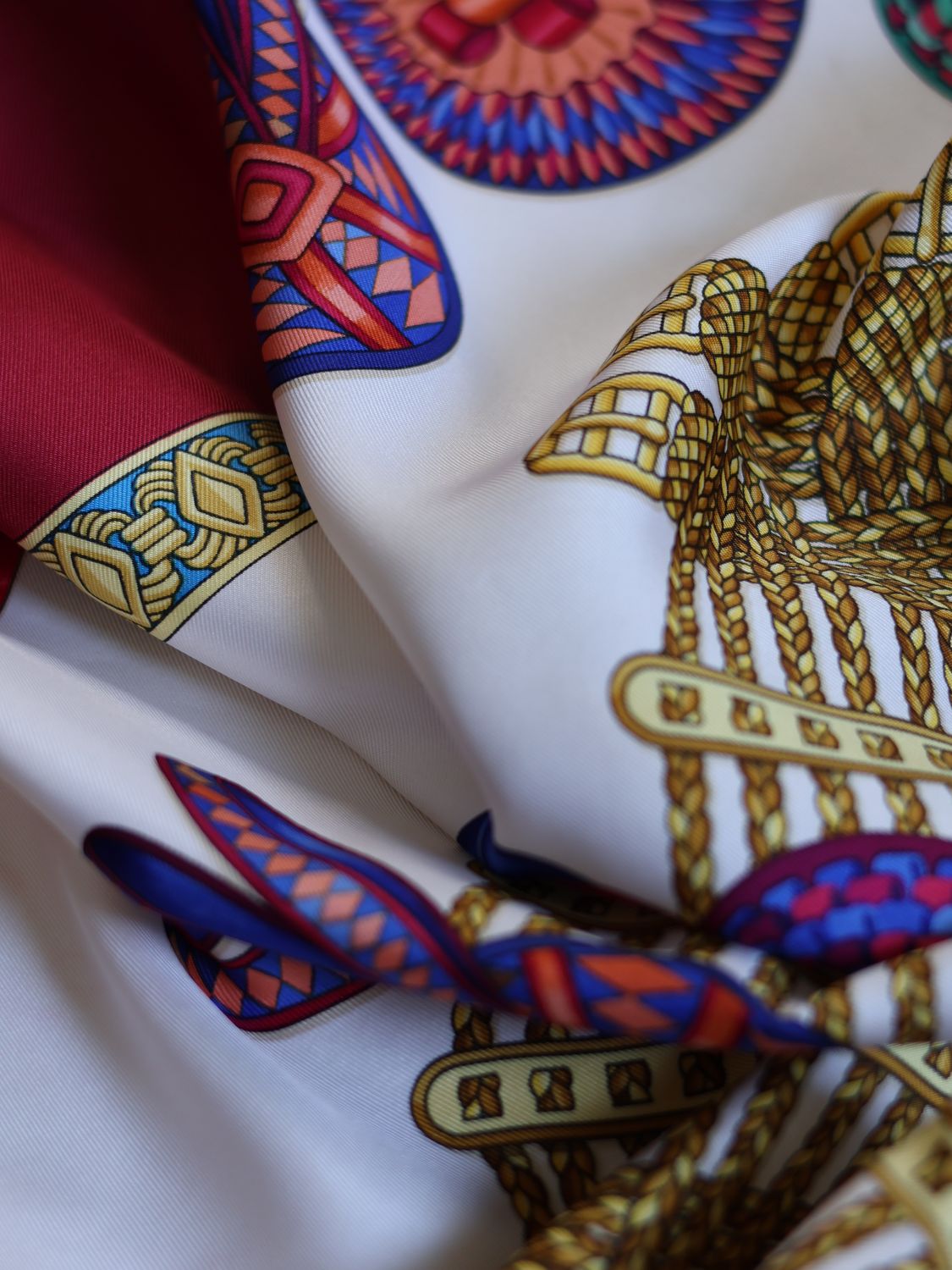 HERMÈS LES RUBANS SILK SCARF