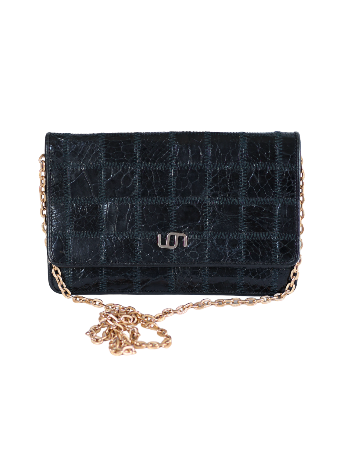 VINTAGE CROSSBODY BLACK BAG