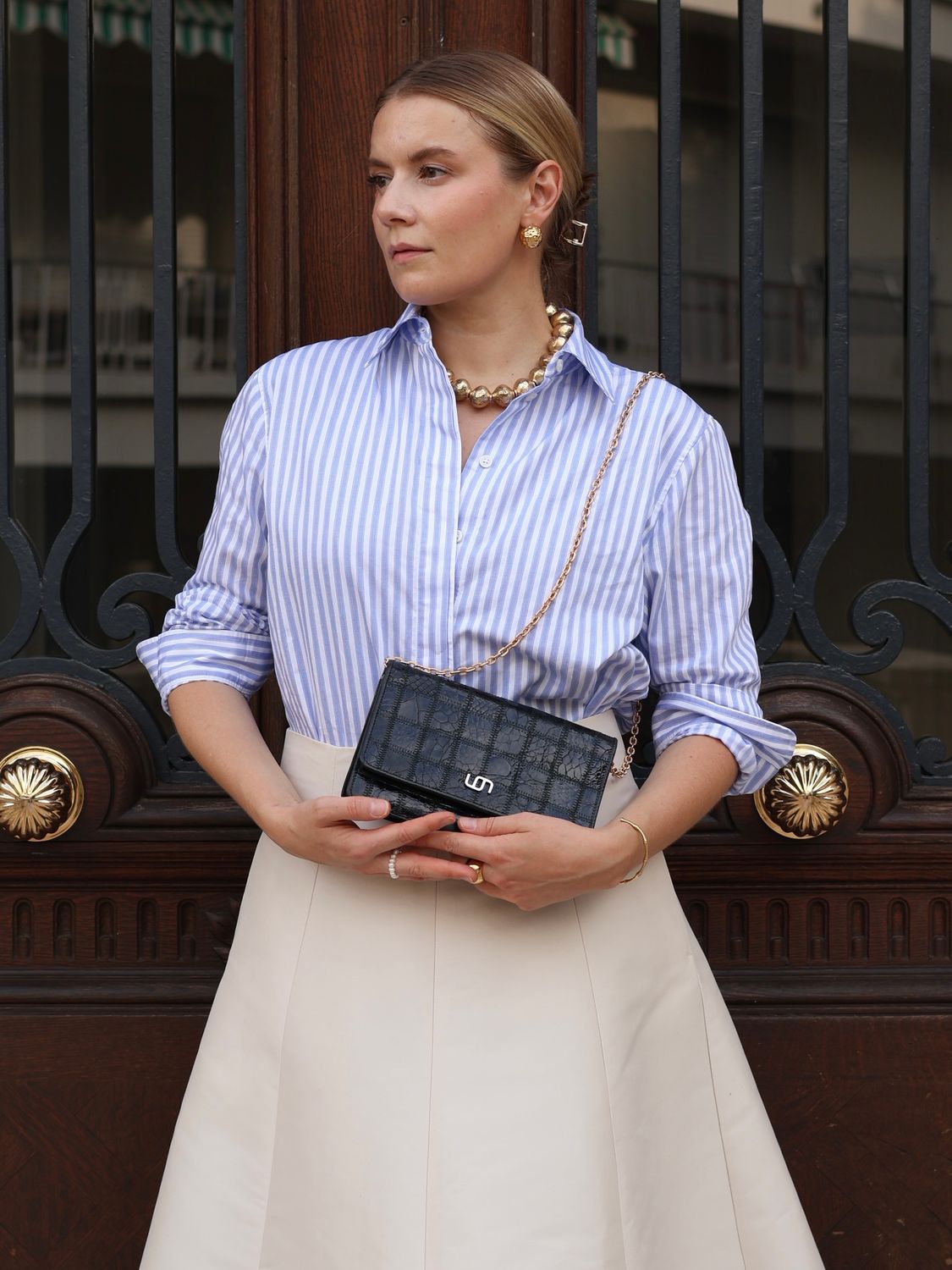 VINTAGE CROSSBODY BLACK BAG