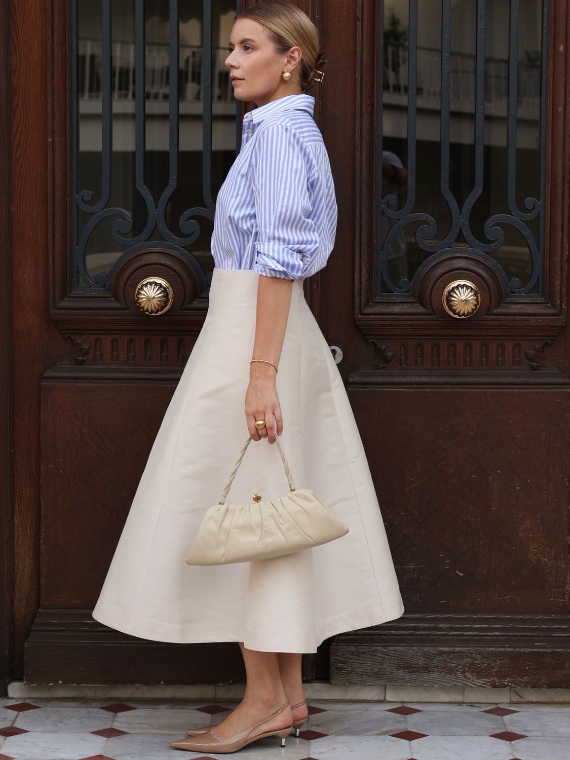 VINTAGE PUFF POUCH BAG