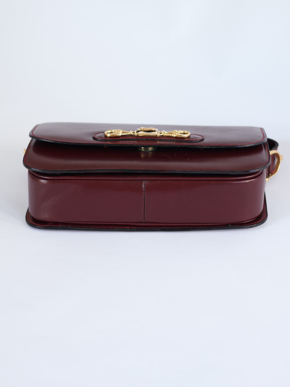 CELINE BURGUNDY SHOULDER BAG