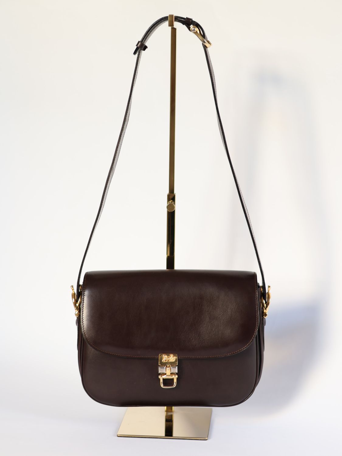 CELINE BOX BROWN SHOULDER BAG