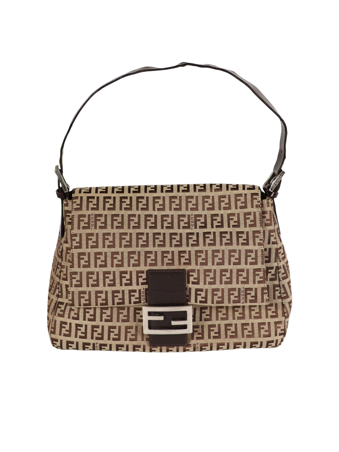 FENDI BROWN BAGUETTE SHOULDER BAG