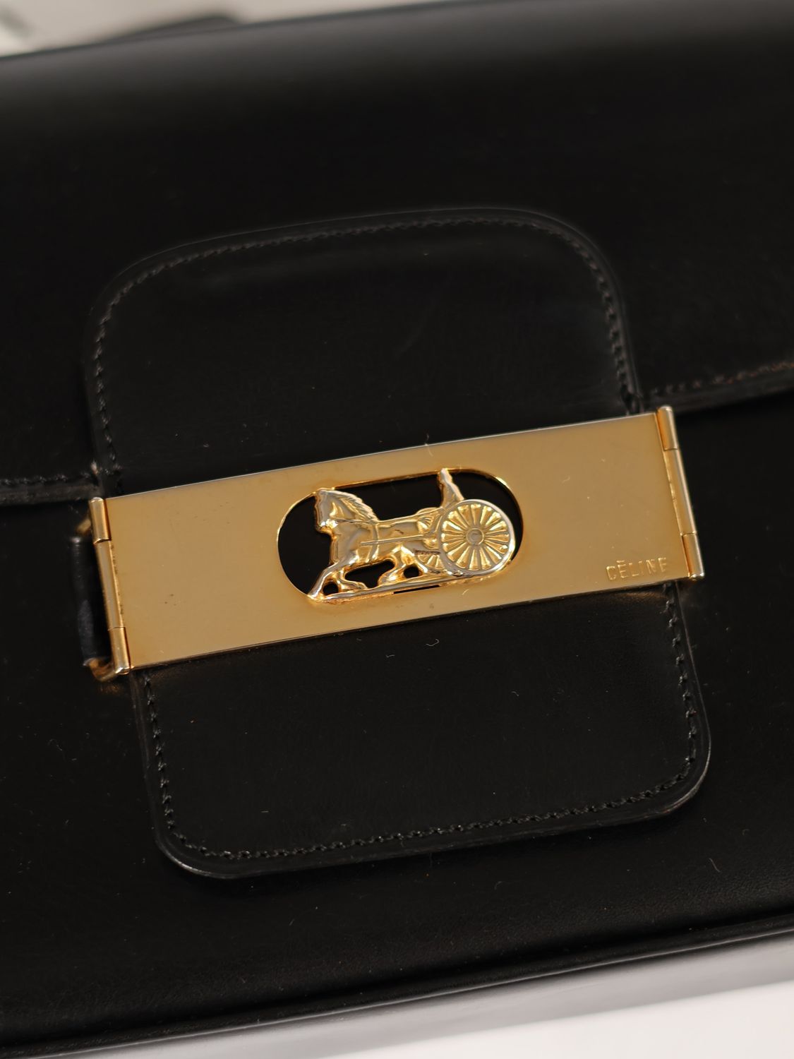 CELINE BOX BLACK BAG