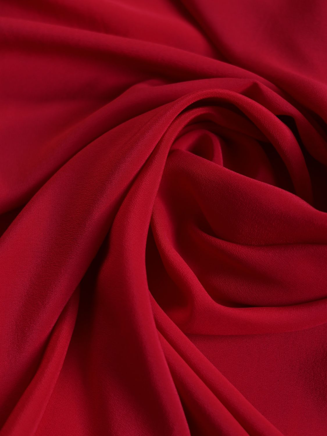 YSL Red Silk Scarf