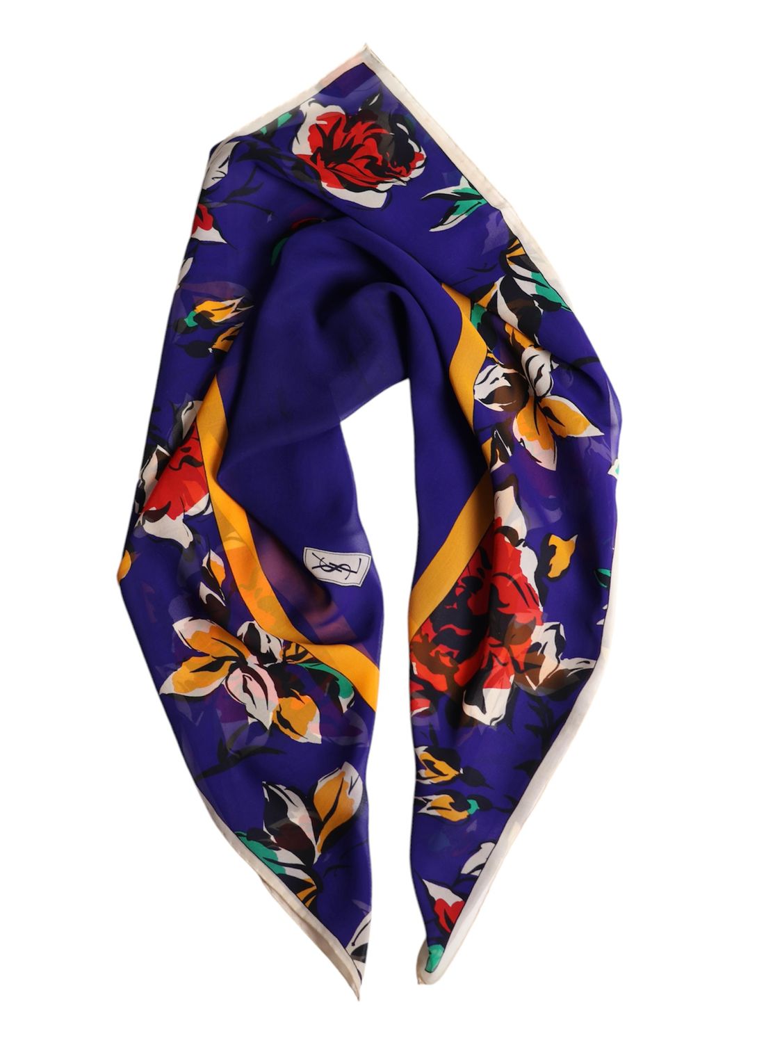 Flower Silk Scarf