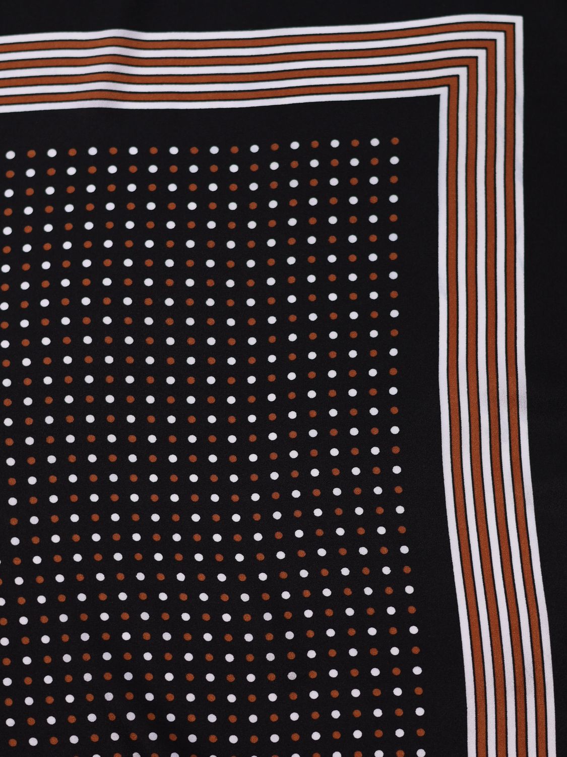 YSL Polka Dot Silk Scarf