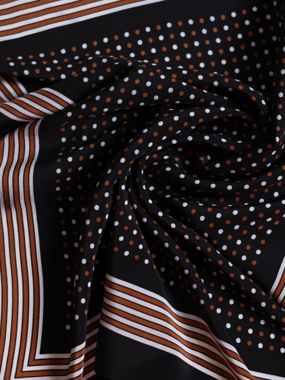 YSL Polka Dot Silk Scarf