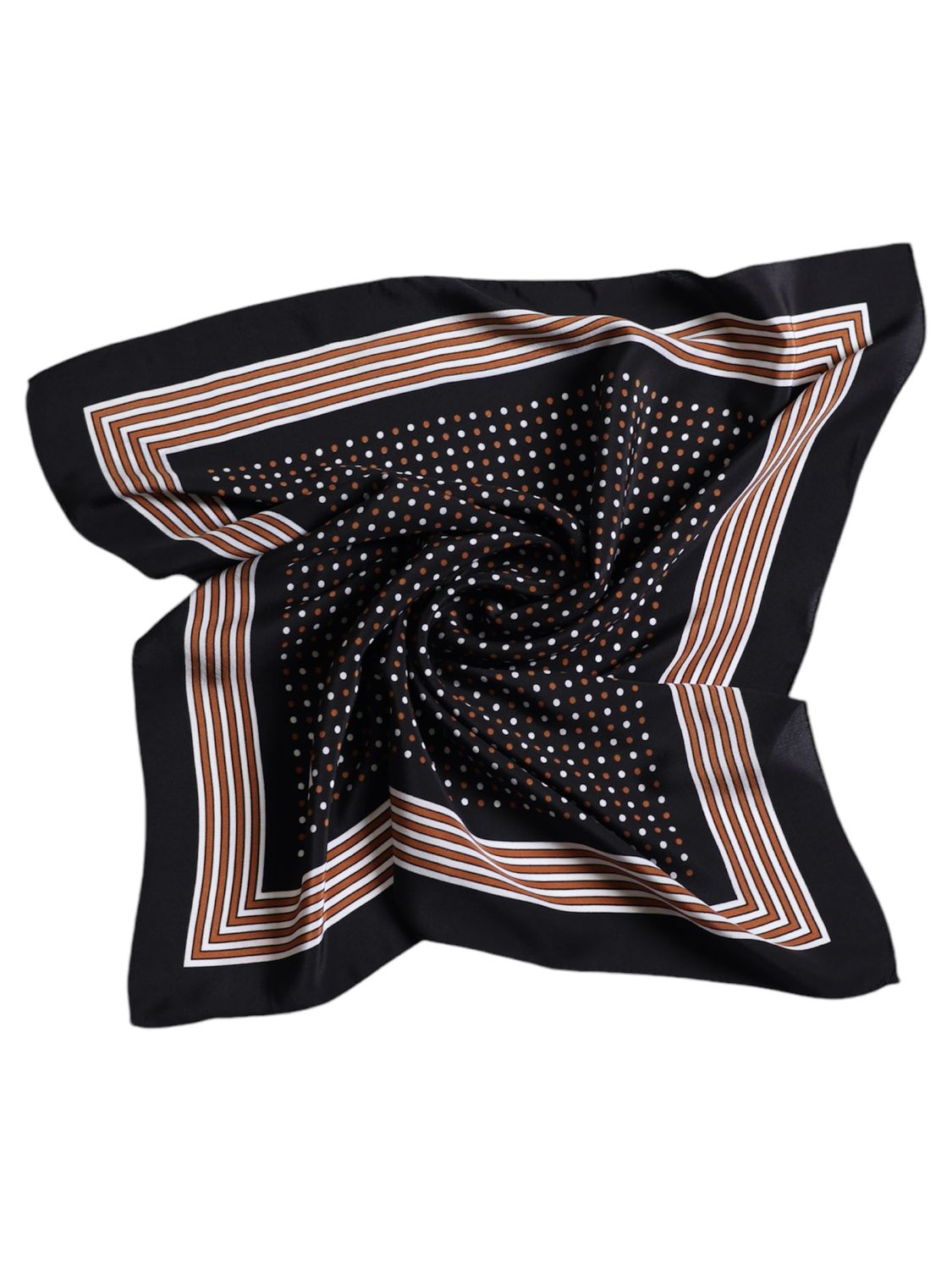 YSL Polka Dot Silk Scarf